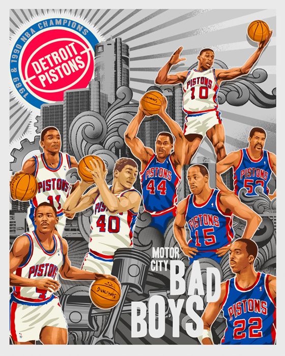 Pistons 89, Bulls 109  Nba basketball art, Nba legends, Detroit